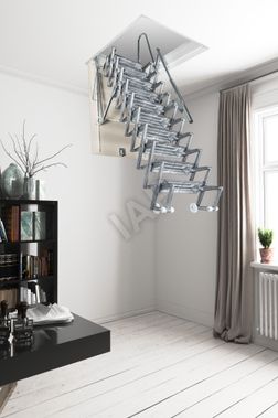 Чердачная лестница Aci Alluminium Elegant Fantozziscale 700*700*2600-2750