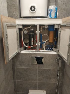 Люк под плитку Секрет 3.0, 2 створки 850*300